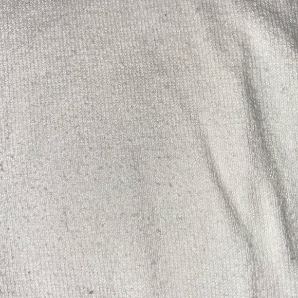 J Lo Beaded Caged White Knit Sweater Small Jennifer Lopez - Picture 10 of 11